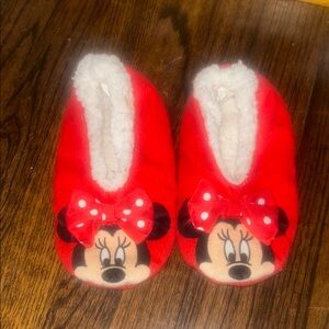 Red Minnie Mouse Slippers